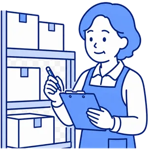 小売業のイラスト